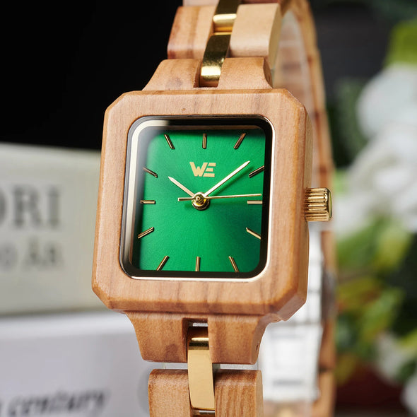 Handcrafted Wooden Watch in Kiwi