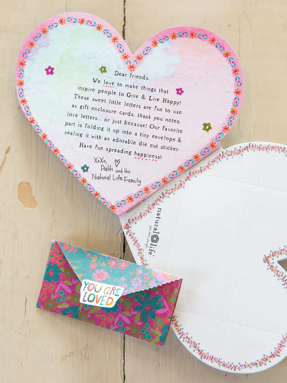 Blue Heart Little Envelope Letters