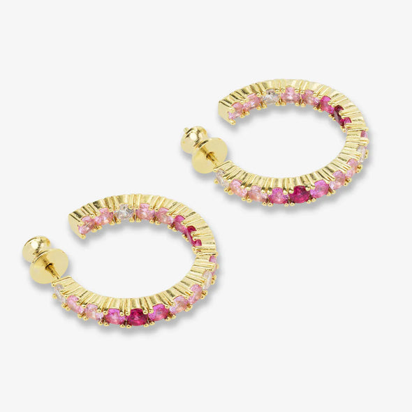 Heiress Ombre Hoops 1"