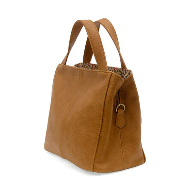 Brandi Convertible Crossbody Handbag In Mid Tan