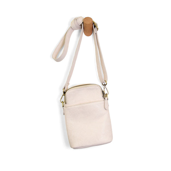 Jolene Crossbody Phone Bag In Ecru