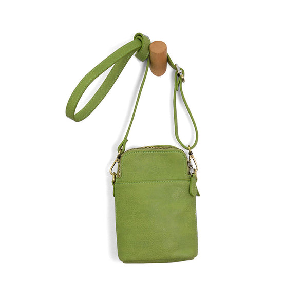 Jolene Crossbody Phone Bag In Lime