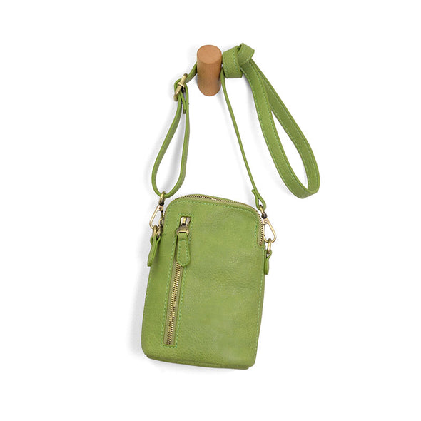 Jolene Crossbody Phone Bag In Lime