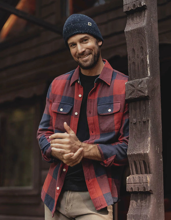 Seawool Nep Beanie in Navy