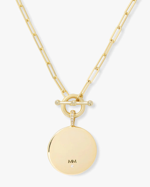 Love Letters Medallion Necklace