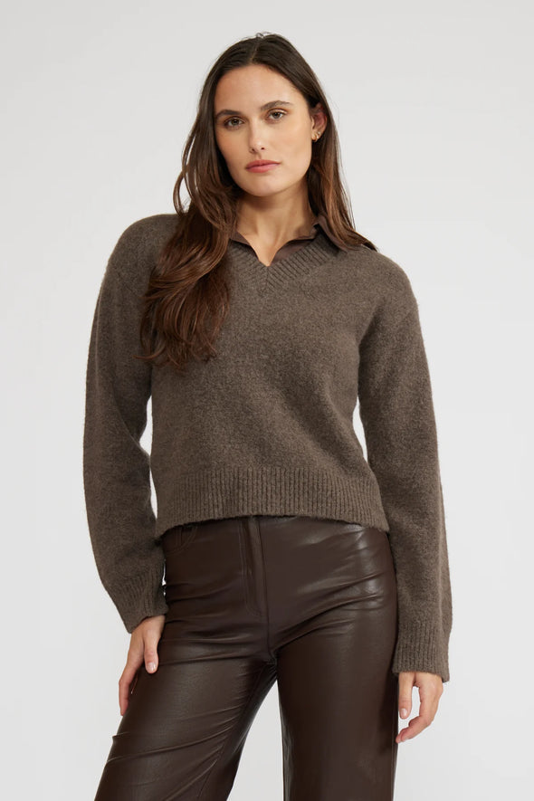 Oren Mixed Media Top