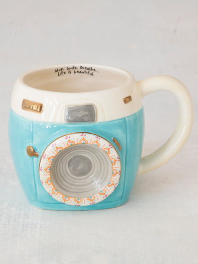 Folk Art Coffee Mug Imogene The Camera
