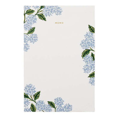 Hydrangea Large Memo Notepad