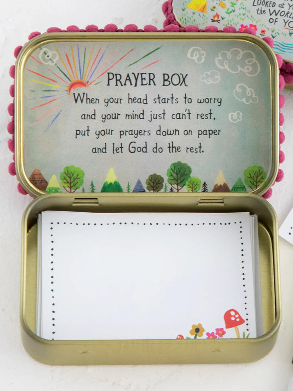Tin Prayer Box God Created You