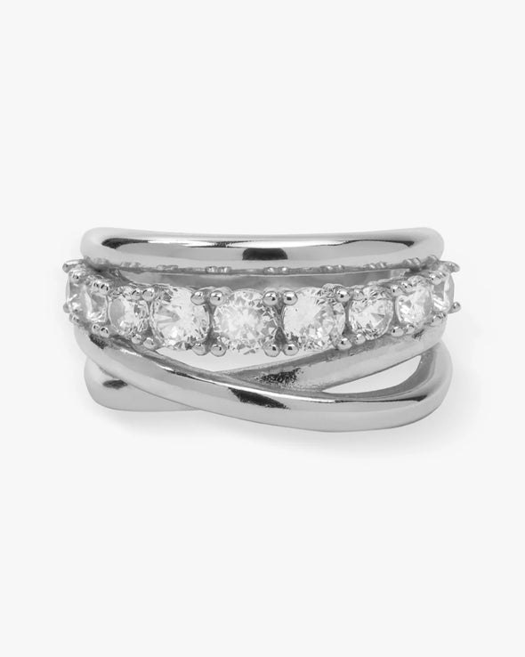 "Oh She Fancy" Stacked Diamond Ring