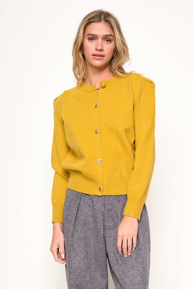 Juliet Cardigan In Mustard