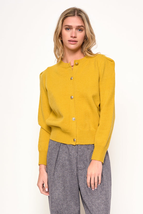 Juliet Cardigan In Mustard
