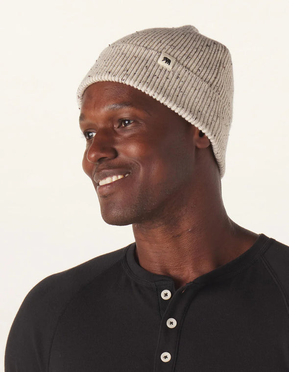 Seawool Nep Beanie in Cream