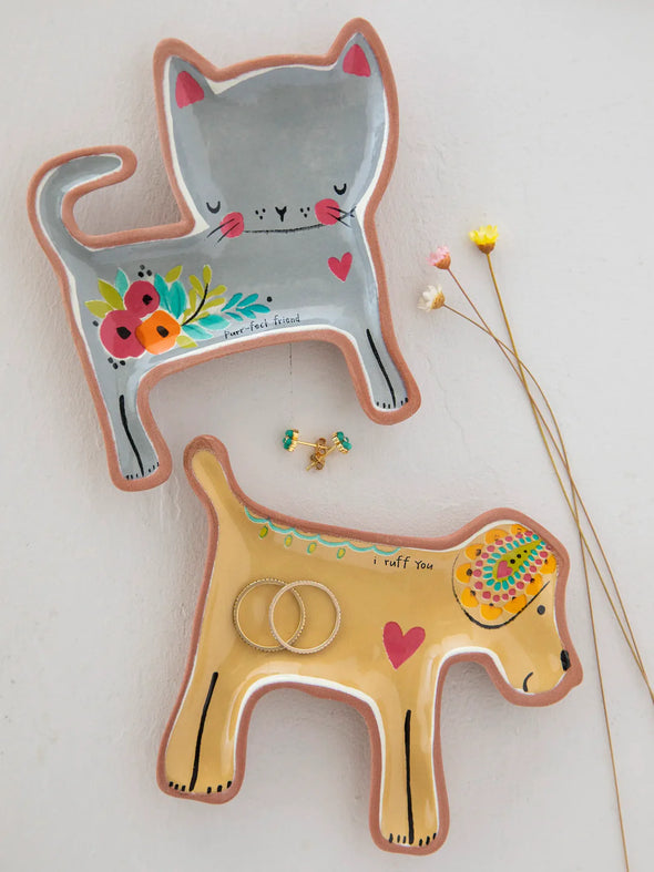 Terracotta Trinket Dish I Ruff You