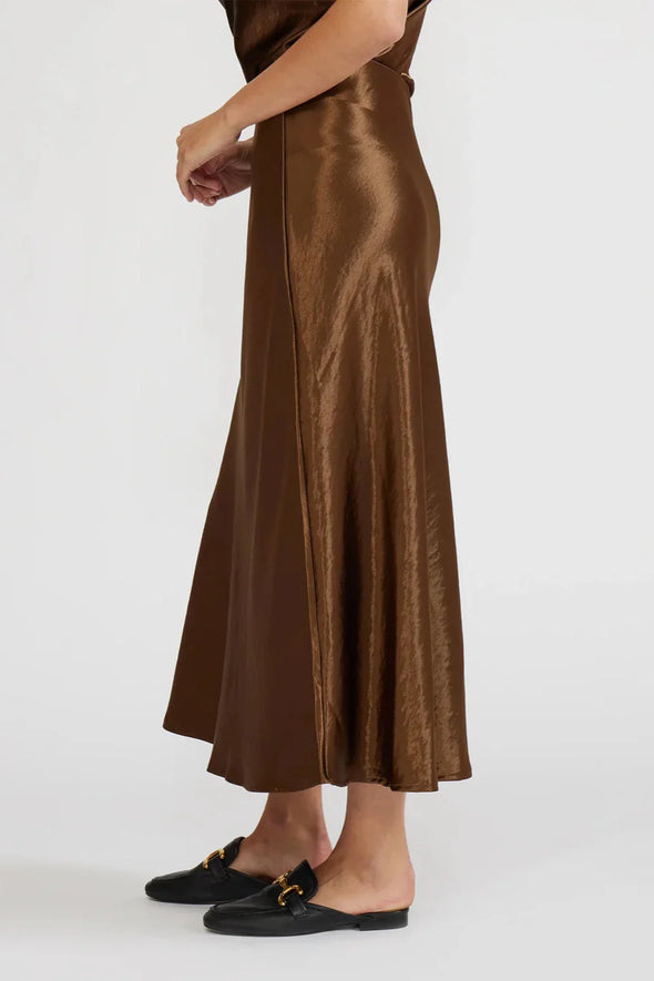 Barbara Satin Skirt