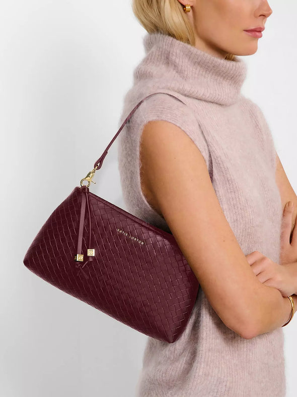 Nova Woven Texture Clutch