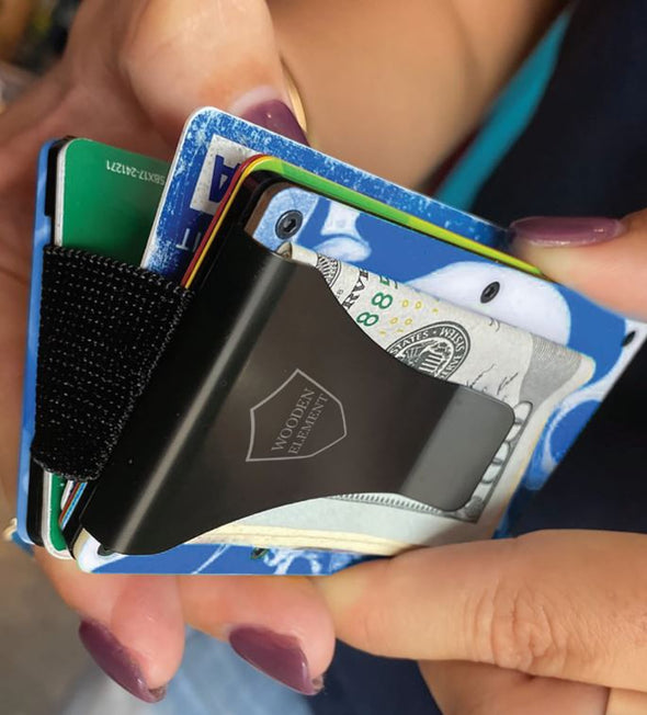 Wood/Resin Smart Wallets Walnut