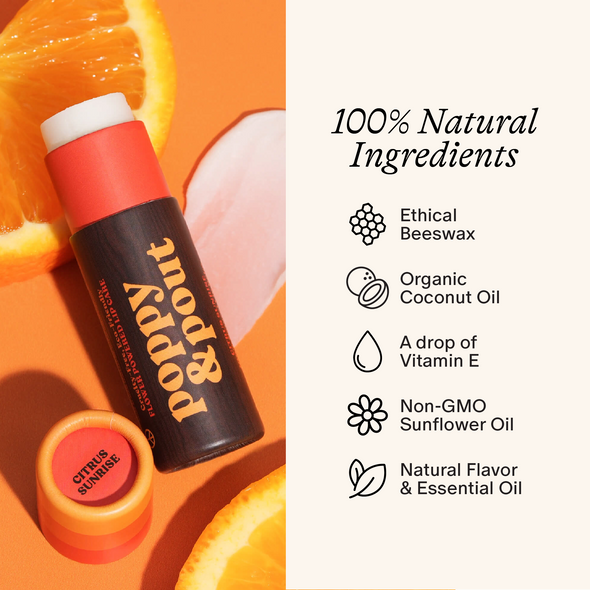 Lip Balm, Retro Surf, Citrus Sunrise