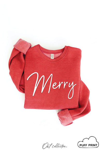 MERRY PUFF Graphic Sweatshirt