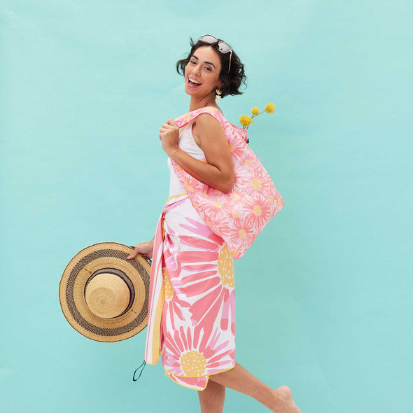 DAISIES blu Bag Reusable Shopper Tote