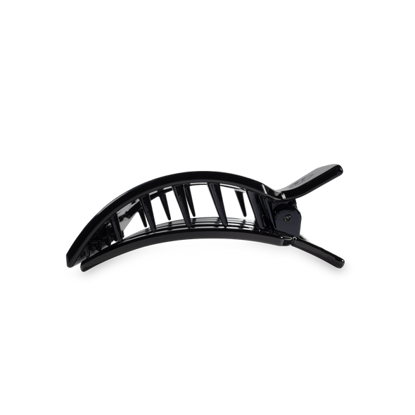 Square Flat Hair Clip | Small | Jet Black