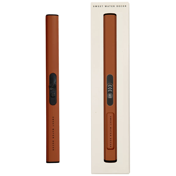 Burnt Orange Rechargeable Electric Lighter