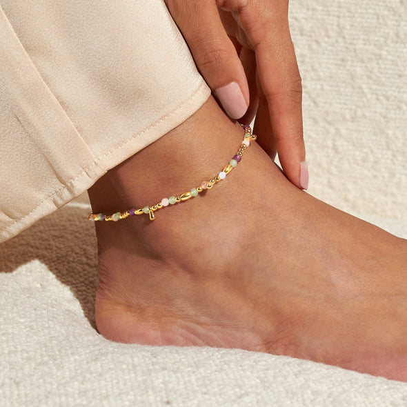 Multi Stone Anklet
