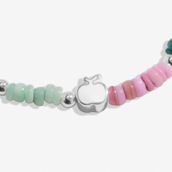 Happy Little Moments 'Best Teacher' Bracelet In Silver Plating