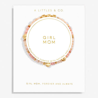 Happy Little Moments 'Girl Mom' Bracelet In Gold-Tone Plating
