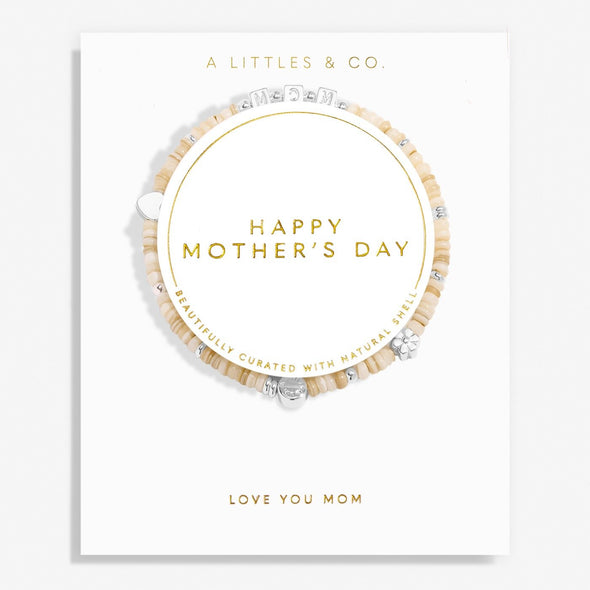 Happy Little Moments 'Happy Mother's Day' Bracelet In Silver Plating
