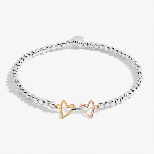 Forever Yours 'Sister Together Always' Trio Bracelet In Silver, Gold-Tone And Rose Gold-Tone Plating