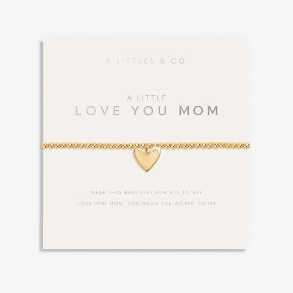 Mother's Day A Little 'Love You Mom' Bracelet In In Gold-Tone Plating