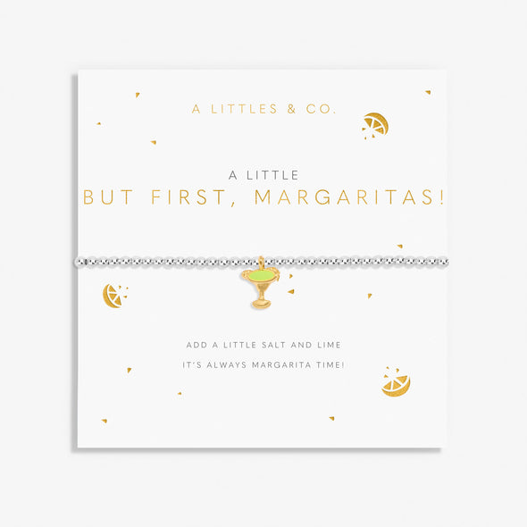 A Little 'But First, Margaritas! Bracelet In Silver And Gold-Tone Plating