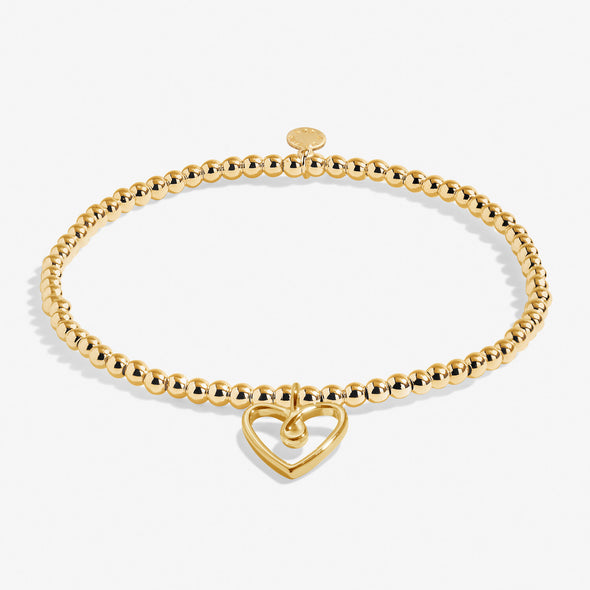 A Little 'Lucky To Have A Sister Like You' Bracelet In Gold-Tone Plating