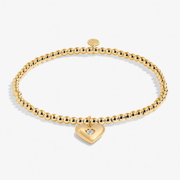 A Little 'Love You With All My Heart' Bracelet In Gold-Tone Plating