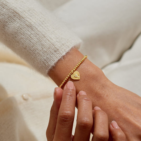 A Little 'Positivity' Bracelet In Gold-Tone Plating