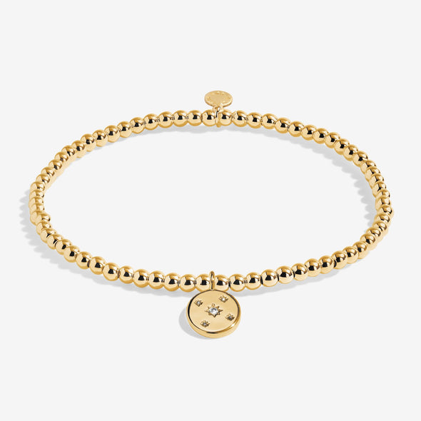 A Little 'Wonderful Things Are Coming Your Way' Bracelet In Gold-Tone Plating