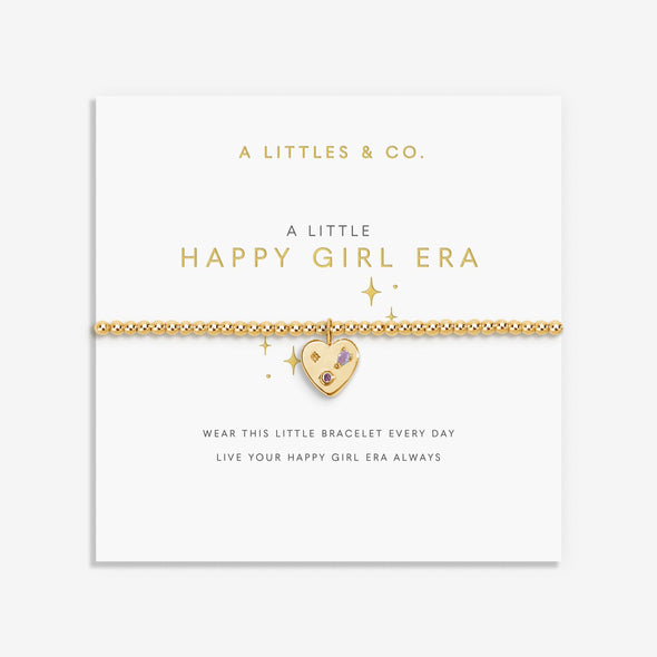 A Little 'Happy Girl Era' Bracelet In Gold-Tone Plating