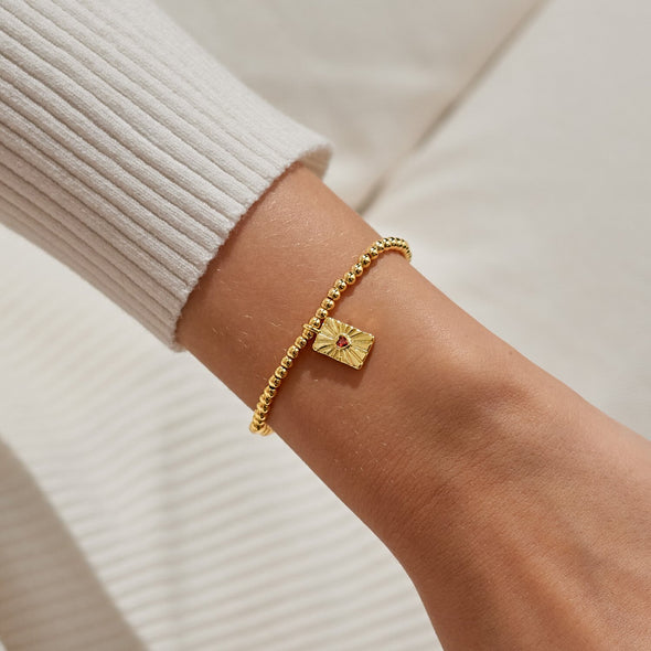 A Little 'Everything Happens For A Reason' Bracelet In Gold-Tone Plating