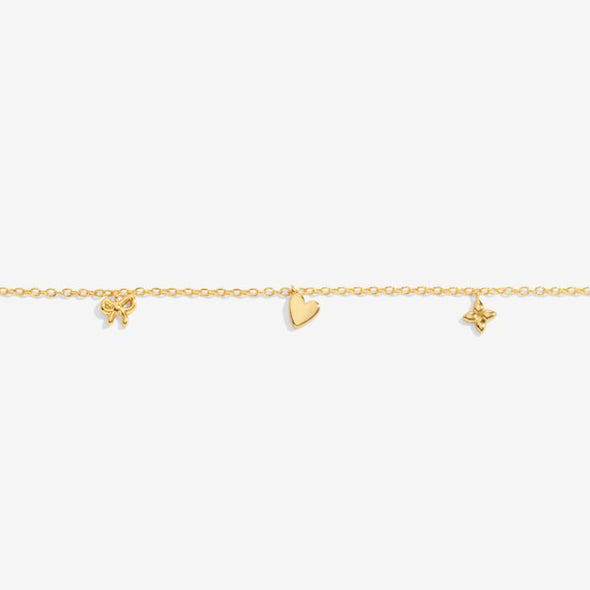 Mini Charms Charm Bracelet In Gold-Tone Plating