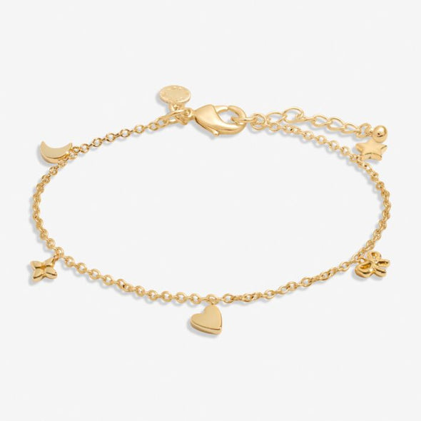 Mini Charms Charm Bracelet In Gold-Tone Plating
