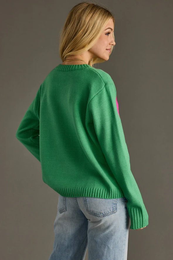 Merry Sweater in Mint Green
