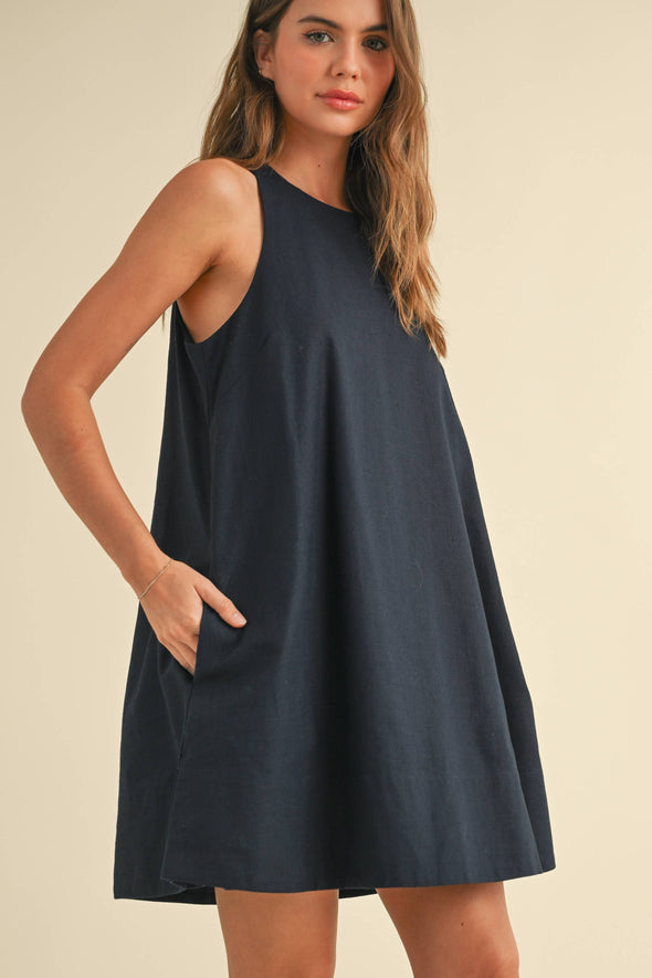 Aline Dress With Pockets