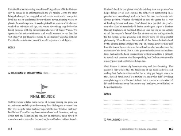 Golf Bucket List by Jeffrey  Thoreson