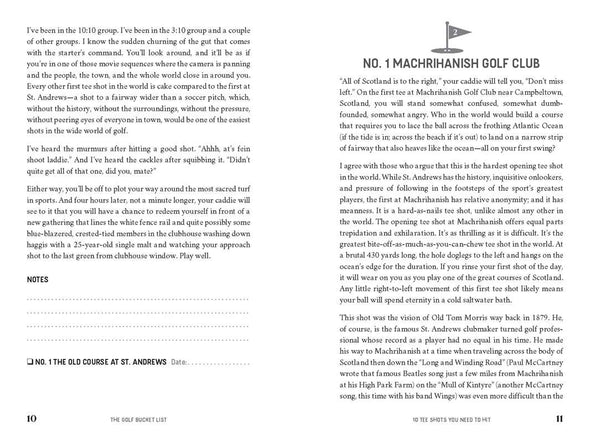 Golf Bucket List by Jeffrey  Thoreson