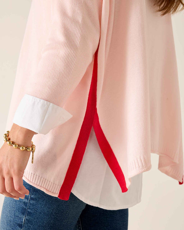 Catalina Santa Baby Sweater In Light Pink