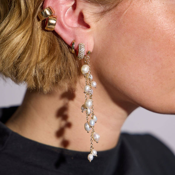 Pearl Cascade Drop Studs