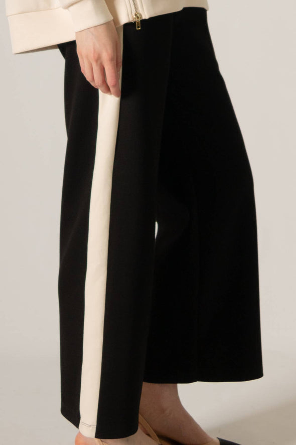 Butter Modal Side Stripe Wide Leg Pants