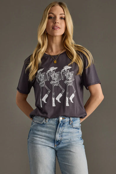 Dancing Cowboy Skeletons Tee