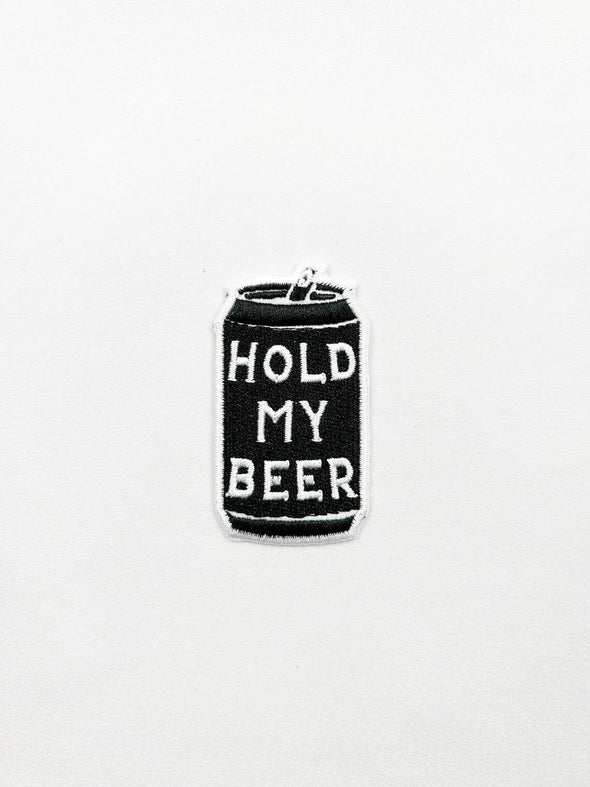 Hold My Beer Patch Embroidered Iron-On Patch Southern Outlaw